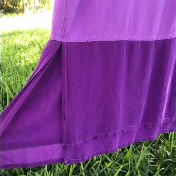 Vintage Royal Purple Boho Maxi - Picture 2 of 4